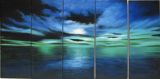 Dafen Oil Painting on canvas seascape painting -set438